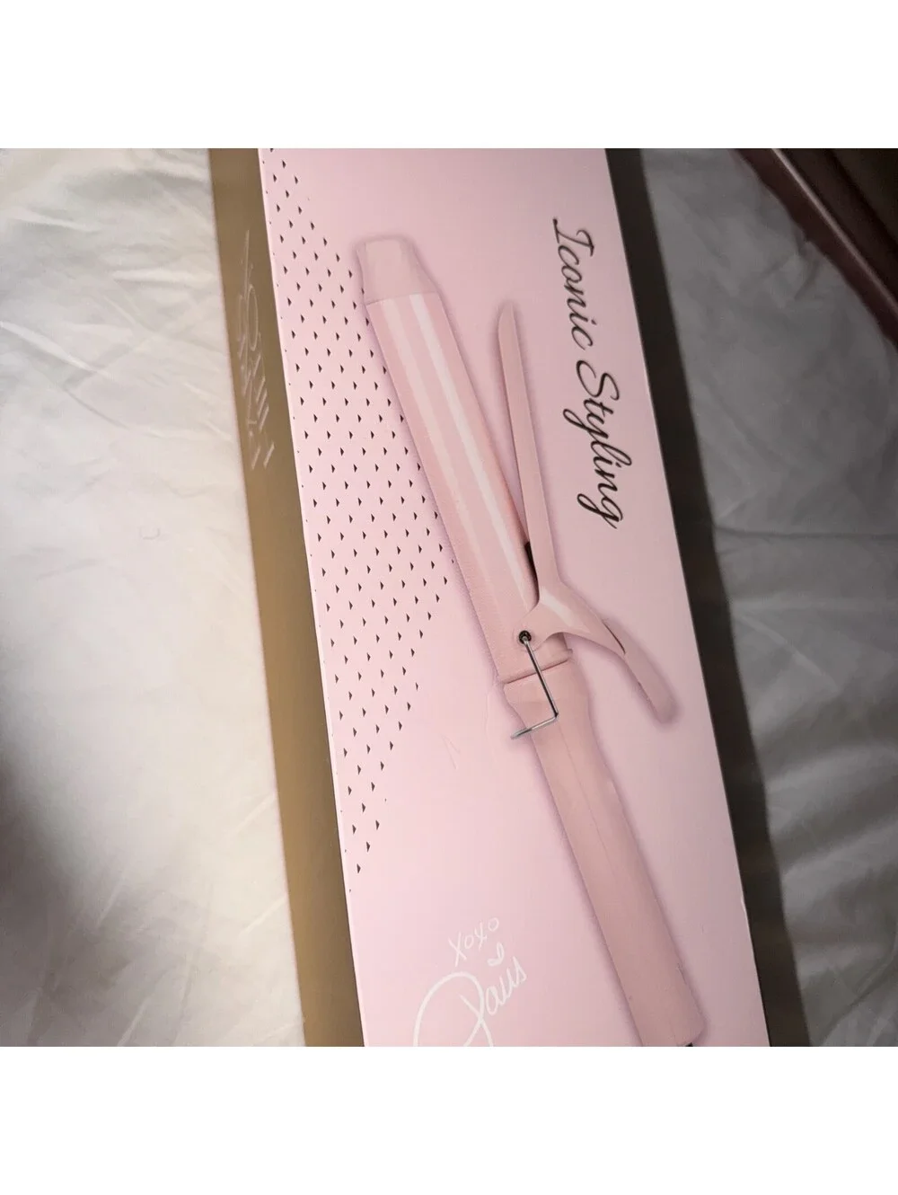 Paris Hilton pink  1.5 in curling iron ceramic coated barrel